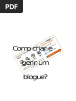 criar um blogue