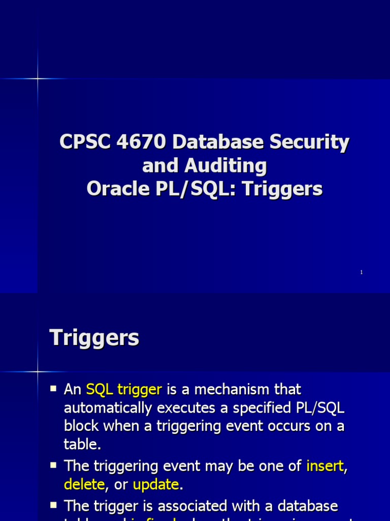 Lecture6 4-PLSQL2 | PDF | Pl/Sql | Science And Technology
