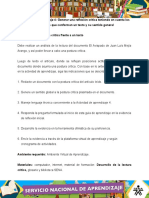 Evidencia Documento Desarrollar Postura Critica Frente Texto