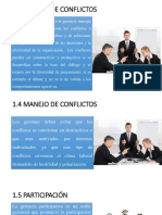 1.4 Manejo de Conflictos