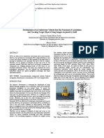 Development of An Underwater Vehicle That Has Functions of Acquisition and Tracking Target Objects Using Images Acquired by Itself