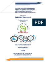 1er Grado Clave Instrumento de Apoyo Al Diagnóstico Dcya 20-21