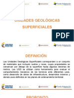 Unidades Geológicas Superficiales