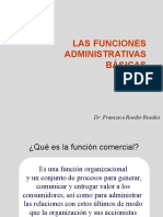 Las Funciones Administrativas Básicas