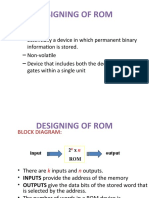 Designing of Rom: - Roms