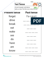 Present To Past Tense