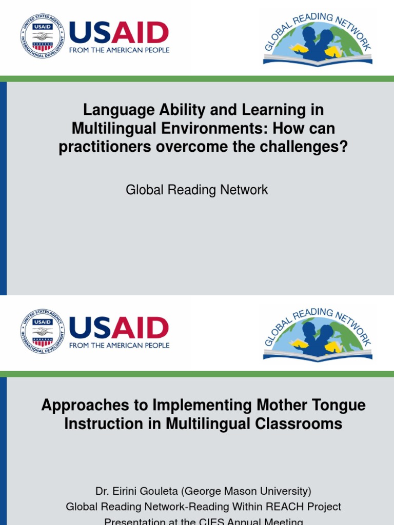 Multilingual Education Strategies and Challenges | PDF ...