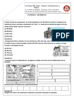 ATIVIDADEs  MATEMÁTICA