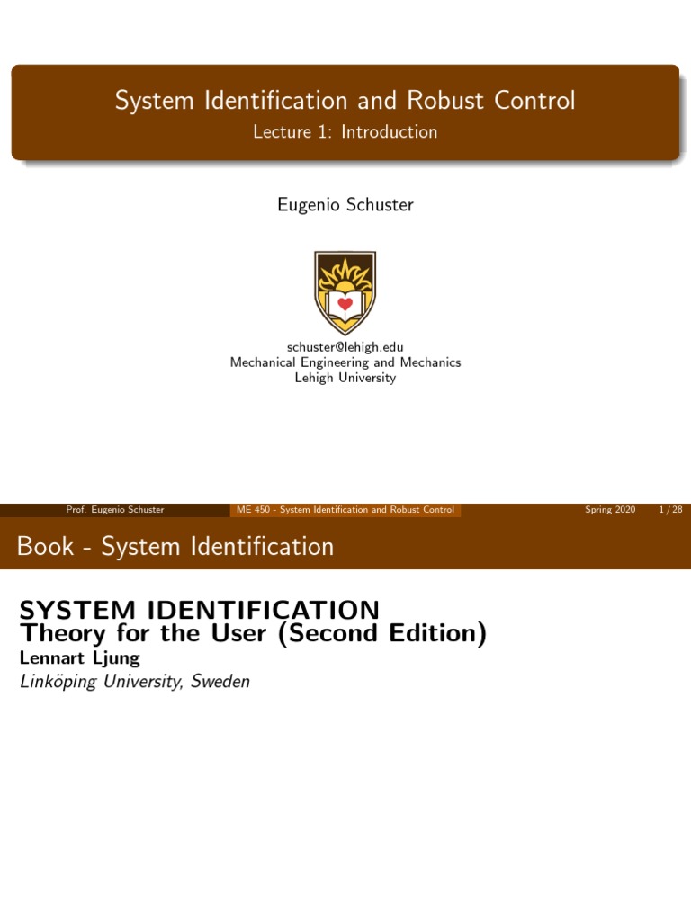 Lecture 01 | PDF | Control Theory | Teaching Mathematics