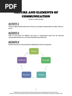 Activity Sheets Oral Com