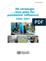 WHO Strategic Action Plan For Pandemic Influenza 2006-2007
