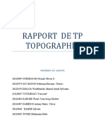 Rapport de TP Topographie