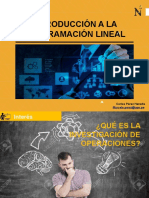 Introducción A La Programación Lineal