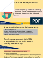 Kelompok Sosial Membership Group, Reference Group, Formal, Informal, Okupasional, Volunter