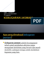 KEBUGARAN JASMANI Oleh FITRYATUL IRFANI