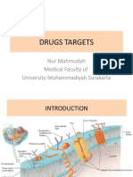Drugs Targets: Nur Mahmudah Medical Faculty of University Muhammadiyah Surakarta