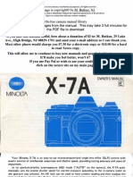Minolta X-7a PDF