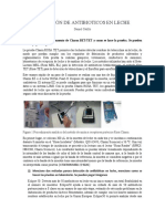 1.detección de Antibioticos en Leche