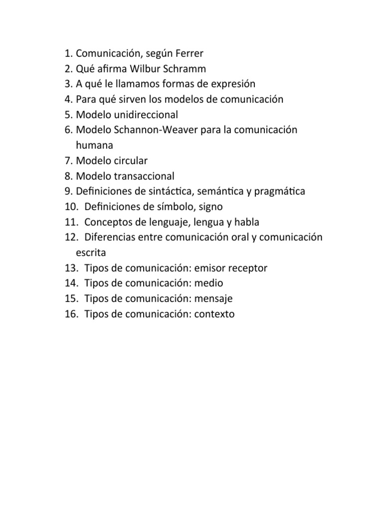 Comunicación | PDF | Artes del Lenguaje y Comunicación