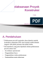 Pelaksanaan Proyek Konstruksi