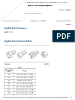 English (SAE) Fasteners: Torque Specifications