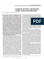 Letter: Multicomponent Synthesis of Tertiary Alkylamines by Photocatalytic Olefin-Hydroaminoalkylation