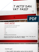 Ayat Aktif Dan Pasif