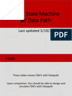 Finite State Machine W/ Data Path: Last Updated 5/19/20