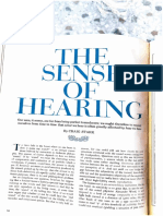 The Sense of Hearing