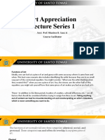 Art Appreciation Lecture Series 1: Asst. Prof. Maximo B. Sauz Jr. Course Facilitator