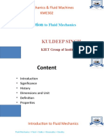 Fluid Mechanics & Fluid Machines KME302