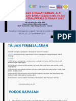 Pemusnahan Sediaan Farmasi, Alkes Dan BMHP 2019