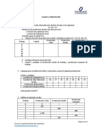 Taller 6 Función de Producción