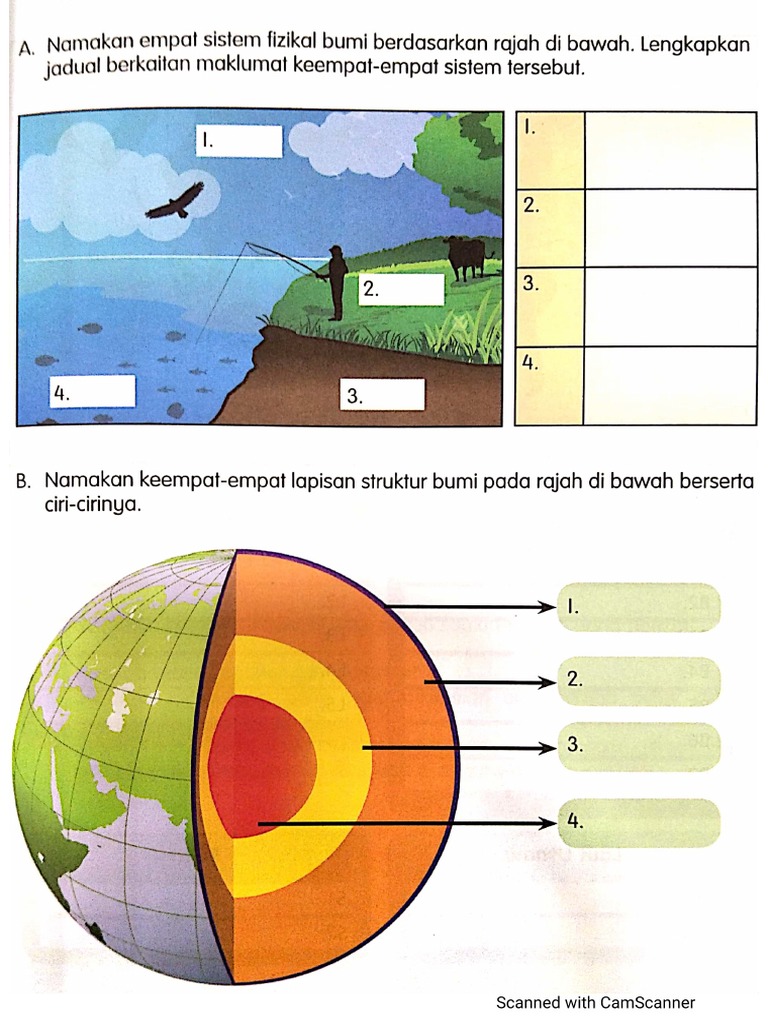 Sistem Fizikal Bumi Ting.1 Geografi | PDF