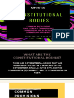 Constitutional Bodies