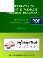 Universitatea de Medicină Şi Farmacie "Victor Babeş" TIMIŞOARA