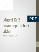 Iman Kepada Hari Akhir - PAI Kelas 9 - SMP Arrahman