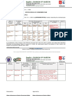 Office/School/Clc Workweek Plan To The Personnel Division/Section/Unit