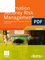 Information Security Risk Management - Risikomanagement Mit ISO - IEC 27001, 27005 Und 31010 PDF