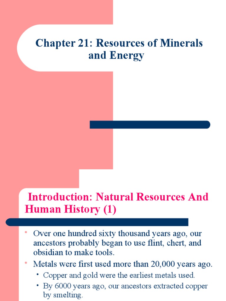 ch21 (EDocFind - Com) | PDF | Minerals | Petroleum