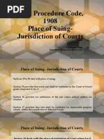 CPC - Jurisdiction of The Courts