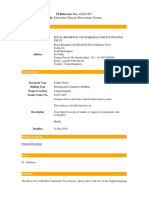 TI Reference No.: 442221857 Title: Electronic Clinical Observations System