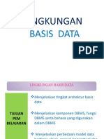 1.2 - Lingkungan Basis Data