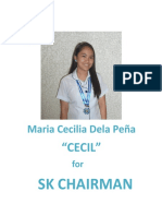 Maria Cecilia Dela Peña: SK Chairman