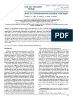 Cellular and Molecular Biology: A Comparative Evaluation of Four DNA Extraction Protocols From Whole Blood Sample