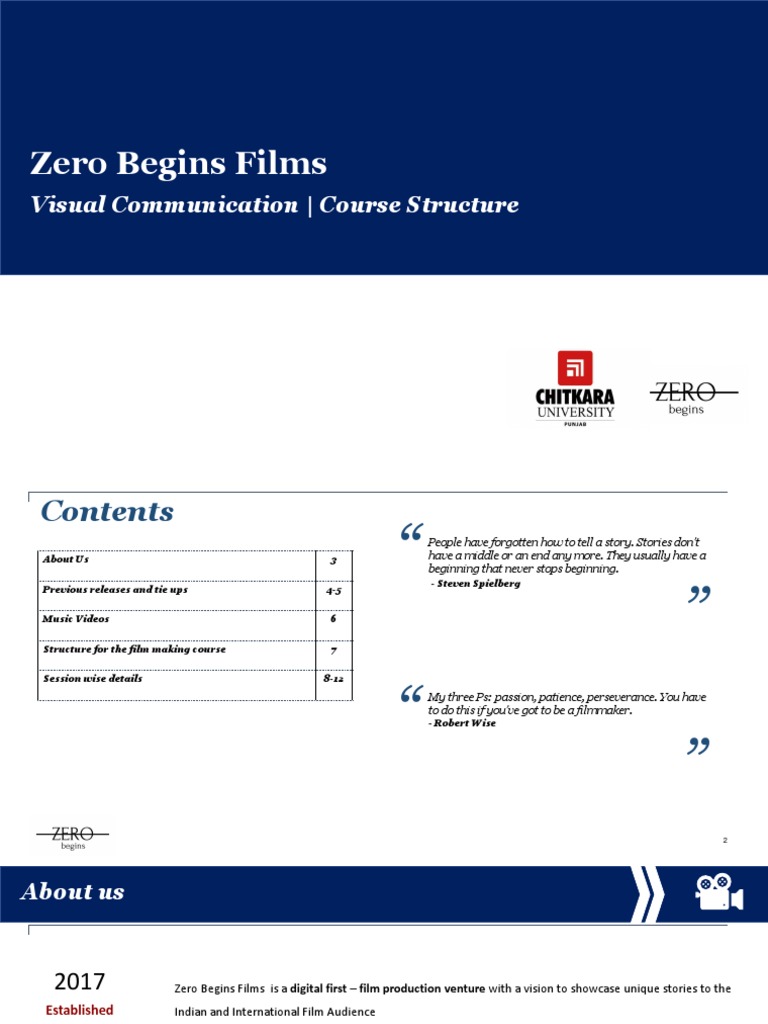 Zero Begins Films - Film Making Module | PDF | Screenplay | Screenwriting