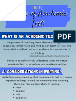 Nature of Academic Text PDF