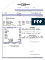 Philippine student registration certificate