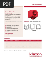 Nexus 110 Sounder Beacon (AC) : Signalling Solutions