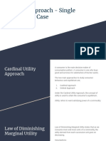 Cardinal Approach - Single Commodity Case: Prepared By: Lalith Sai, Kirtan